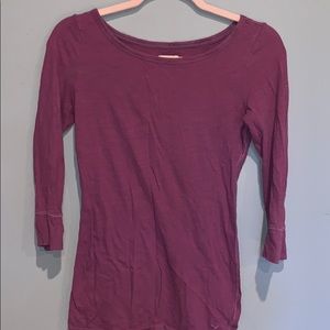 Purple Half Sleeve Tee